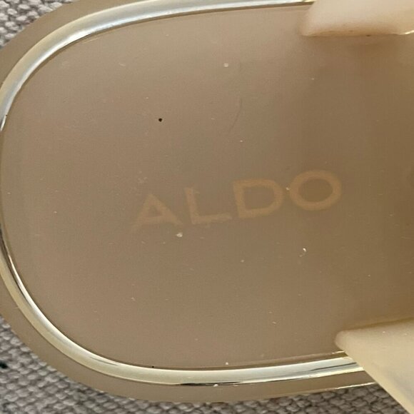 Aldo Amberelle Lion Head Jelly Summer Festival Sandals Sz 10 - Picture 4 of 10